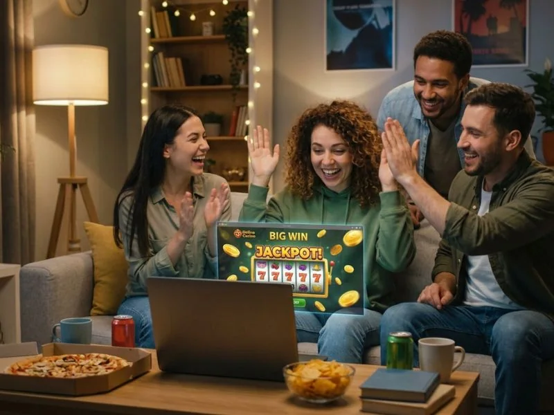 747 online casino play happy and win at your online casino lively casino scene with lights tables and players enjoying games