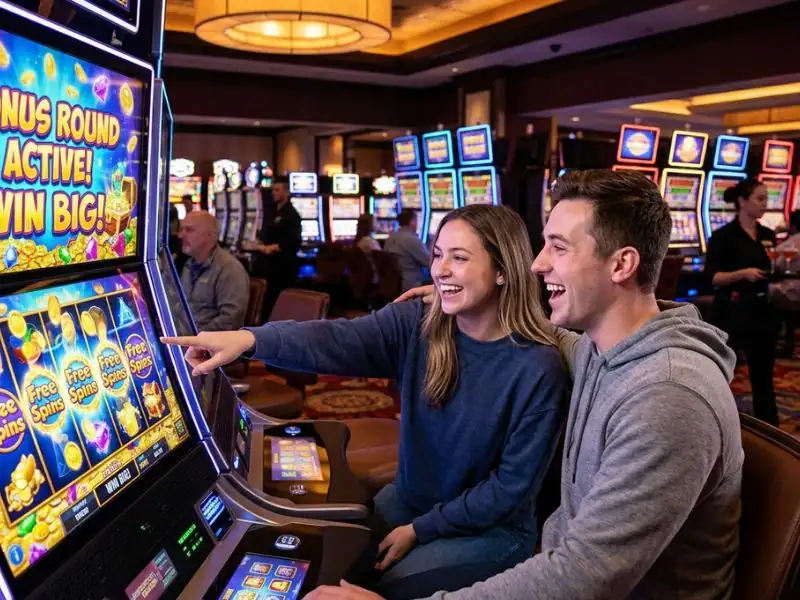 777 pub online casino enjoy the thrill of casino bonus rounds lively casino scene with slot machines lights and bonus gameplay