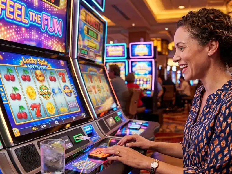 777 pub online casino feel the fun with every casino slot spin lively casino scene with slot machines lights and players enjoying games