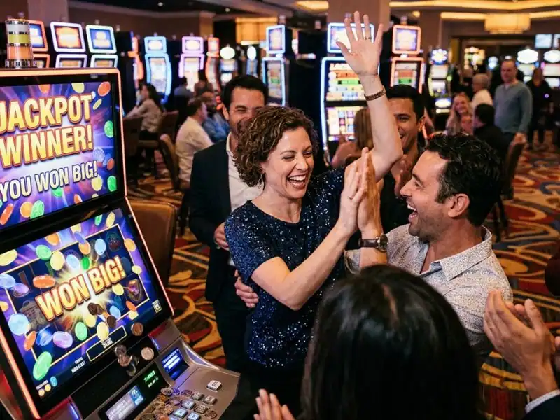 online casino free bonus play happy and experience casino thrills casino scene with lights players and bonus excitement