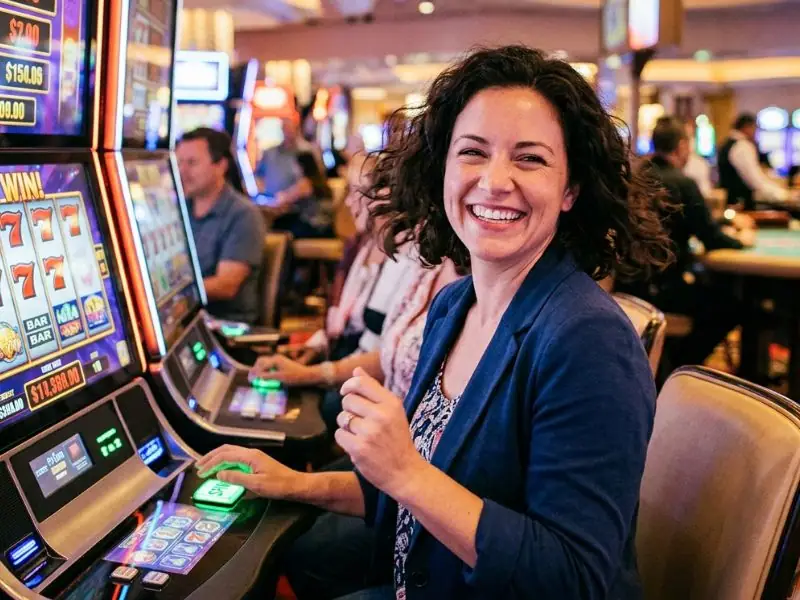solaire online casino spin and smile with every casino win lively casino floor with players lights and winning moments
