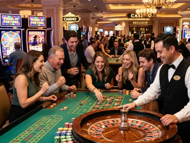 Players cheering after jackpot win on 777 Jili Casino login platform