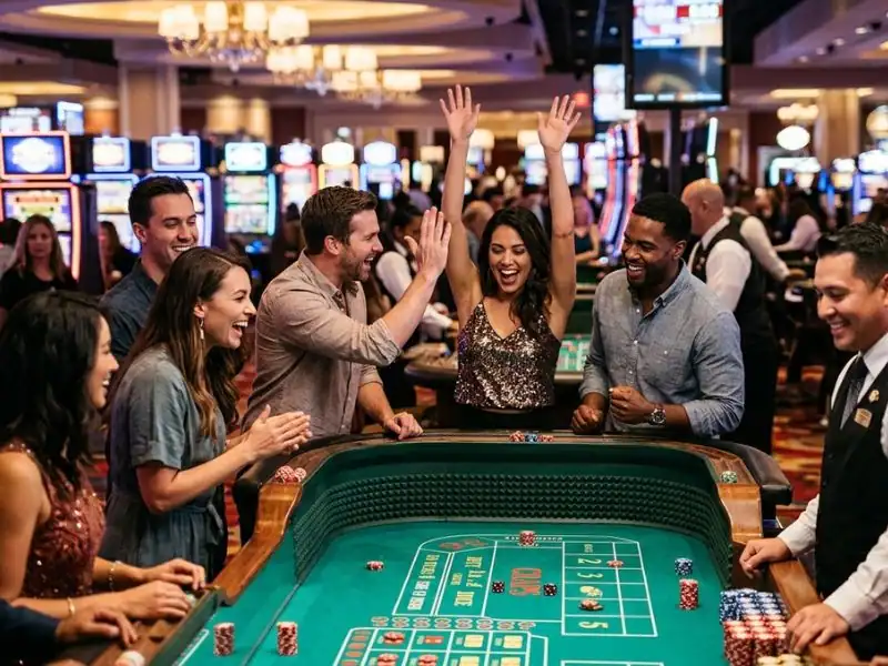 JL29 online casino promo showing happy gaming moments and casino play