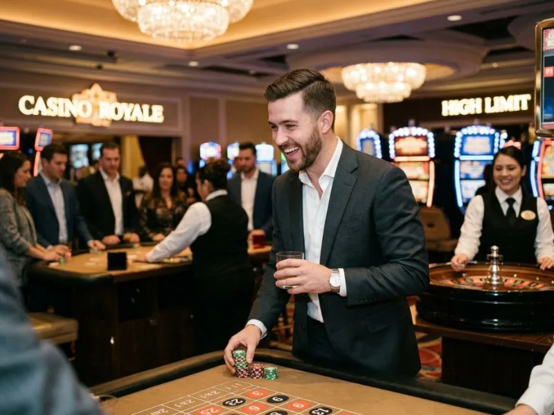 Man enjoying color game GCash and live dealer casino games