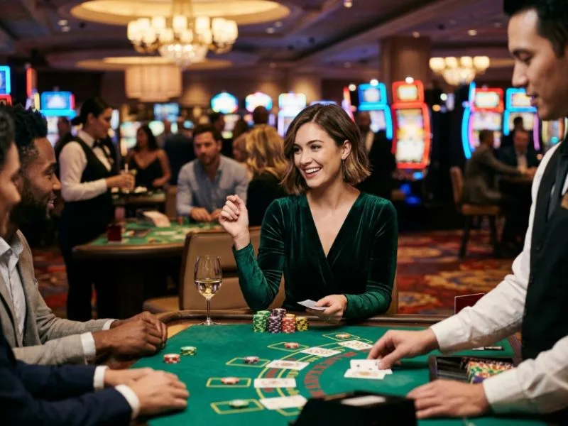 Confident woman playing on Lodi 777 online casino Philippines platform