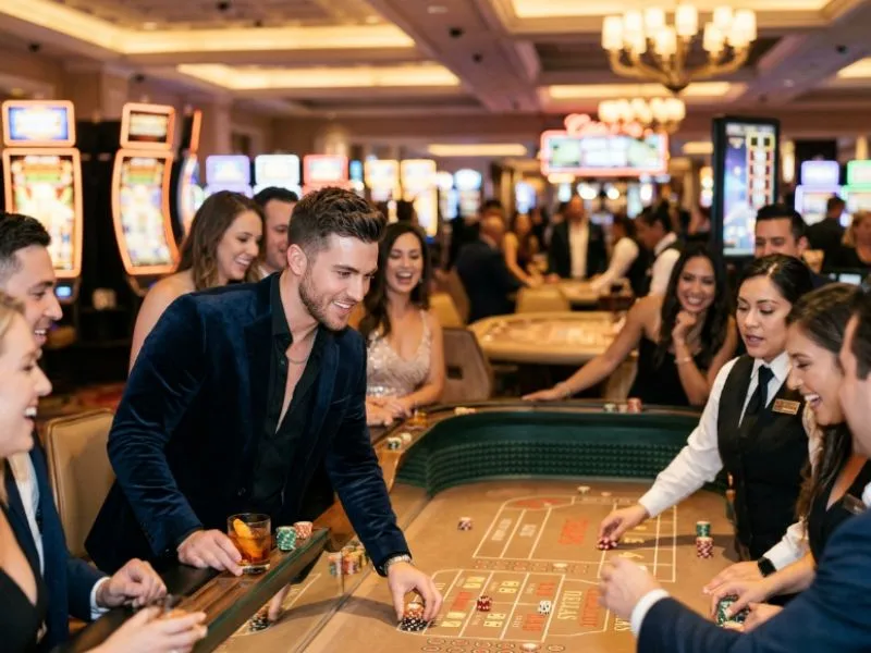 Man exploring popular games on Lodi 777 online casino Philippines